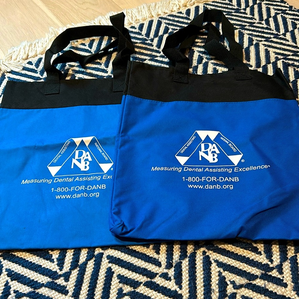 NWOT bundle of two reusable canvas bags. Very sturdy!